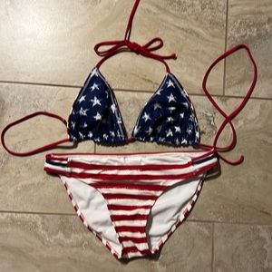 American flag bikini